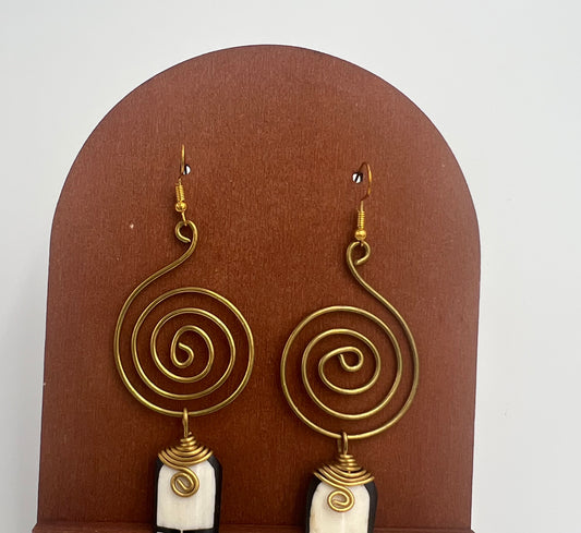 African Mask Earrings