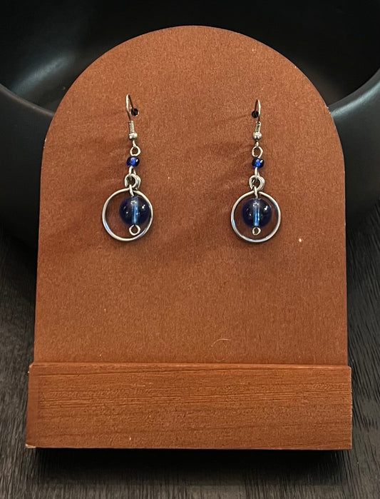 Bille Bleu silver plated earrings