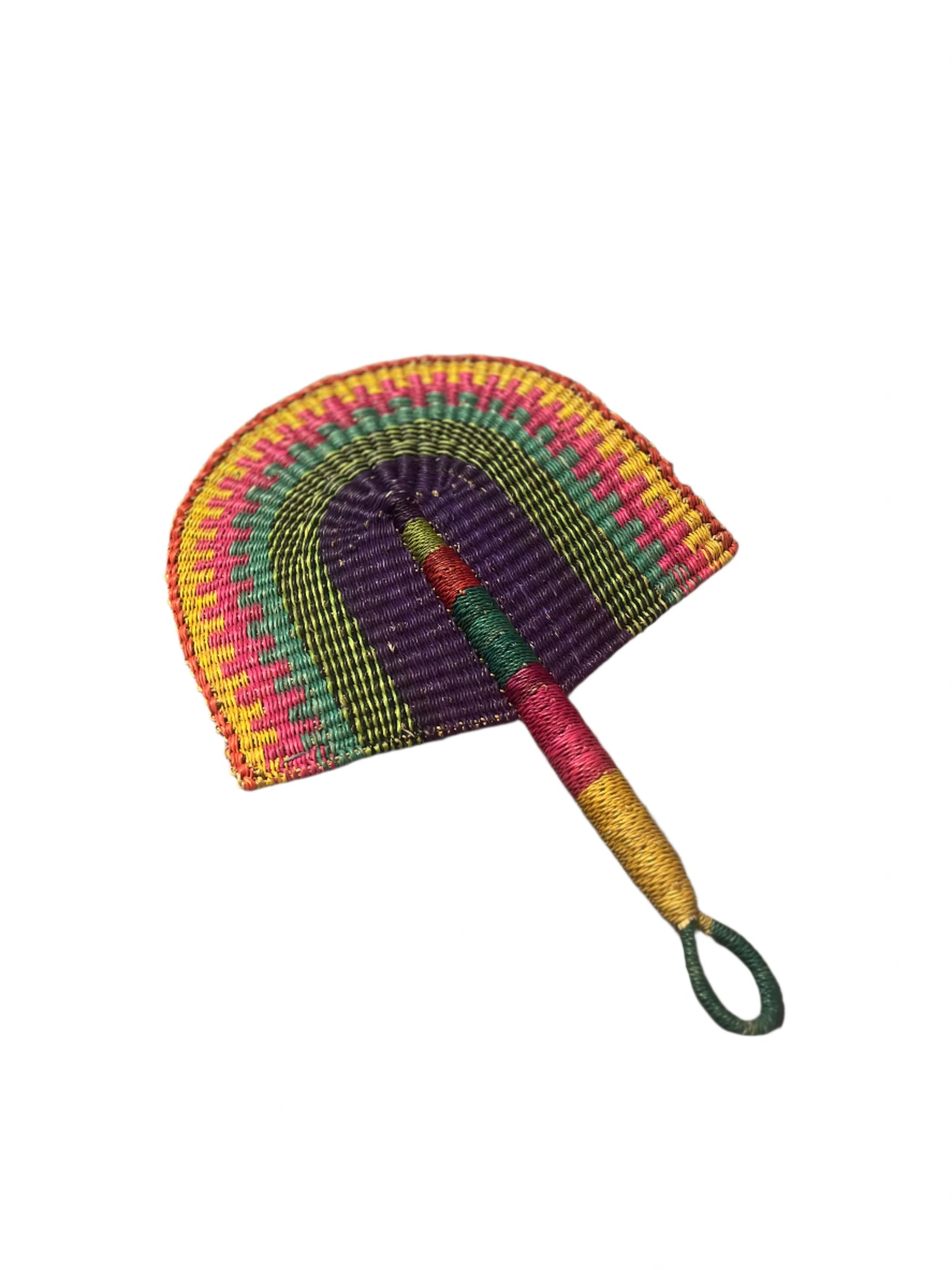 Recurring Rainbow Straw Fan