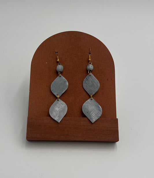 Stone Raindrop Earrings