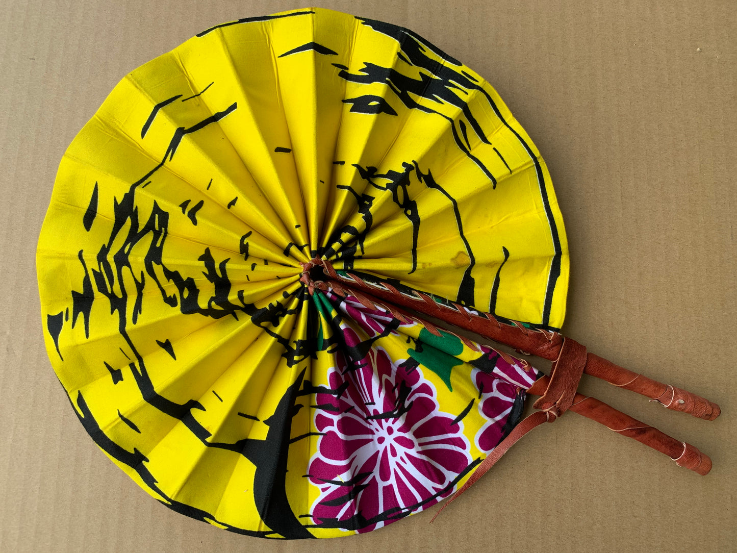Wax Fan Ciel Jaune