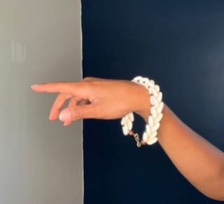 Double Strand Cowry Shell Bracelet