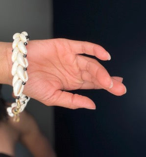 Double Strand Cowry Shell Bracelet