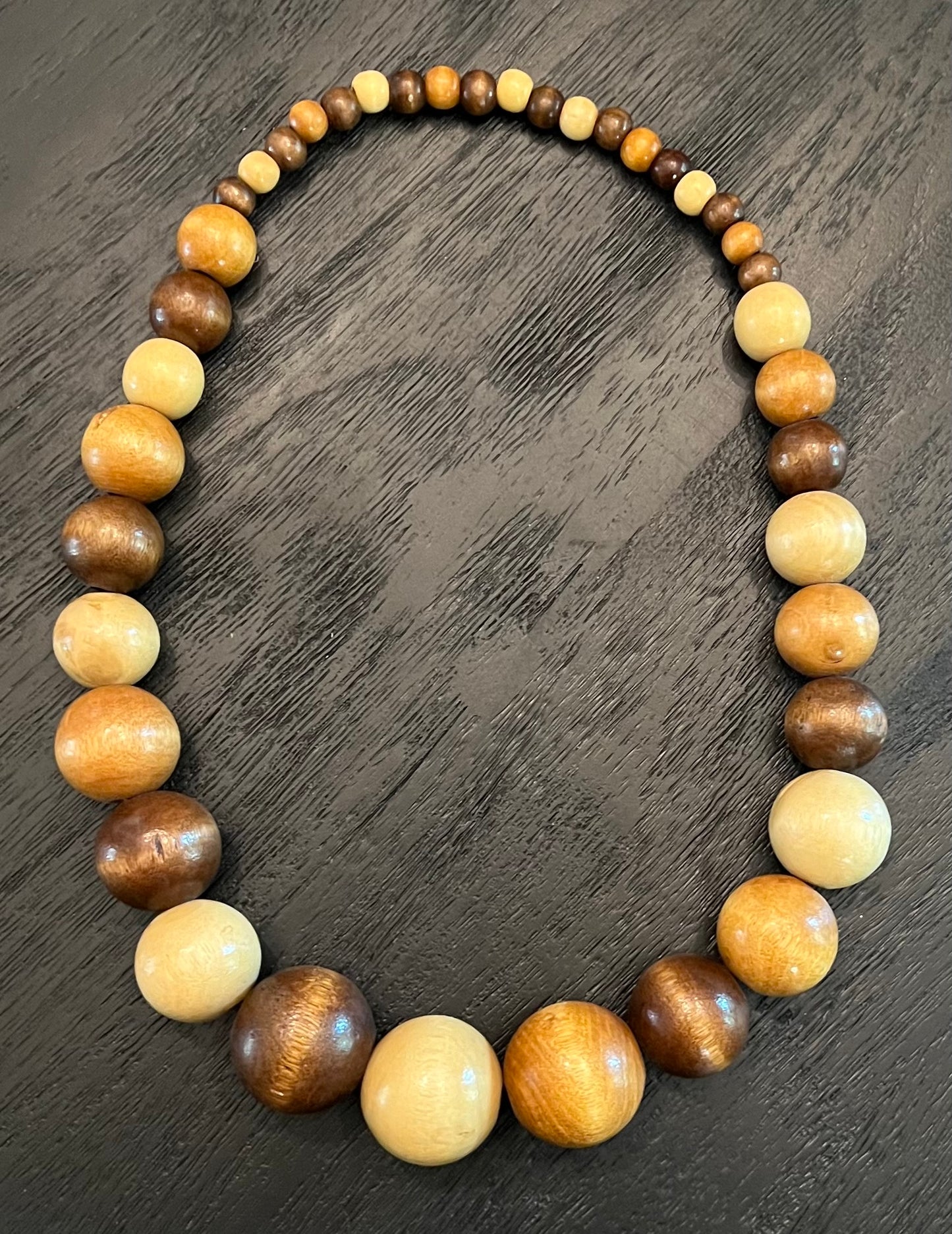 Wood Beaded Necklace