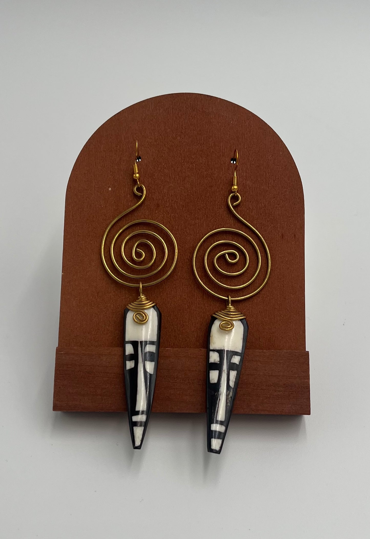 African Mask Earrings