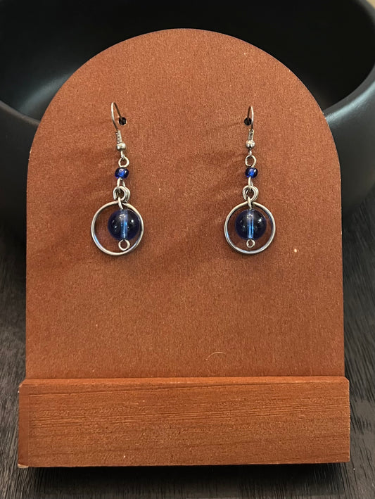 Bille Bleu silver plated earrings