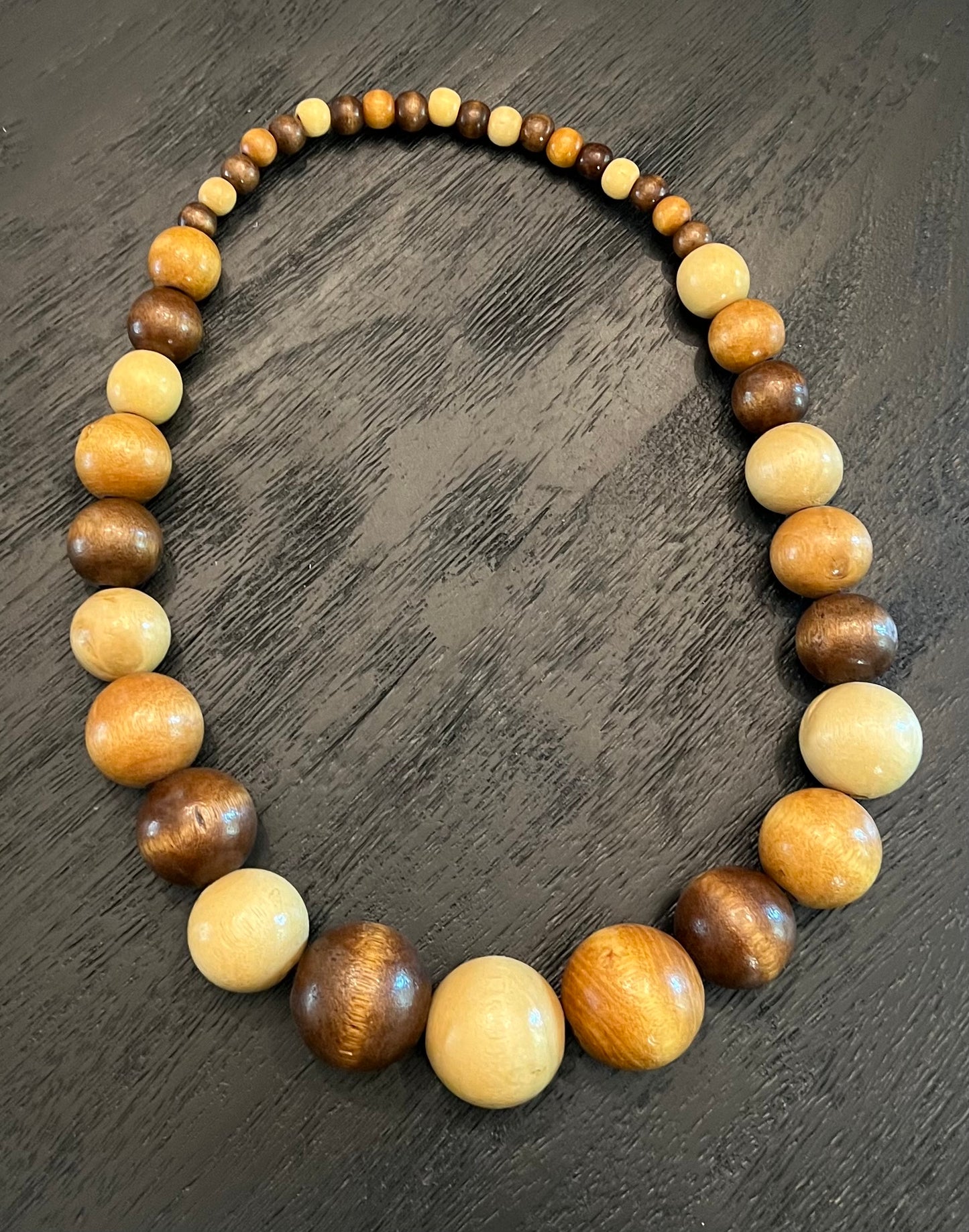 Wood Beaded Necklace