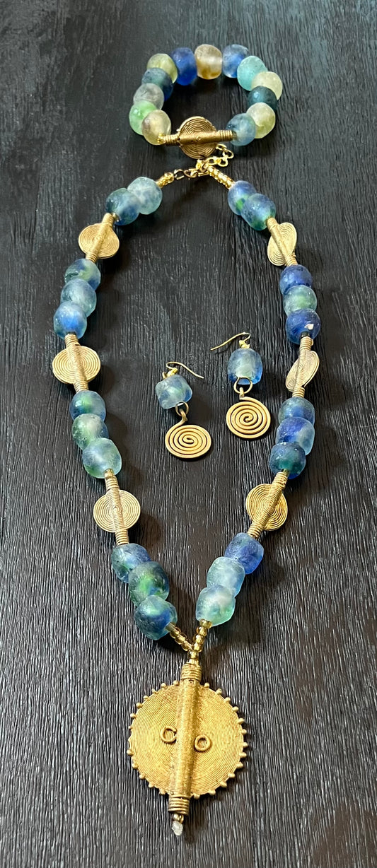 Dream State: Melange Necklace, Bracelet and Earrings Set
