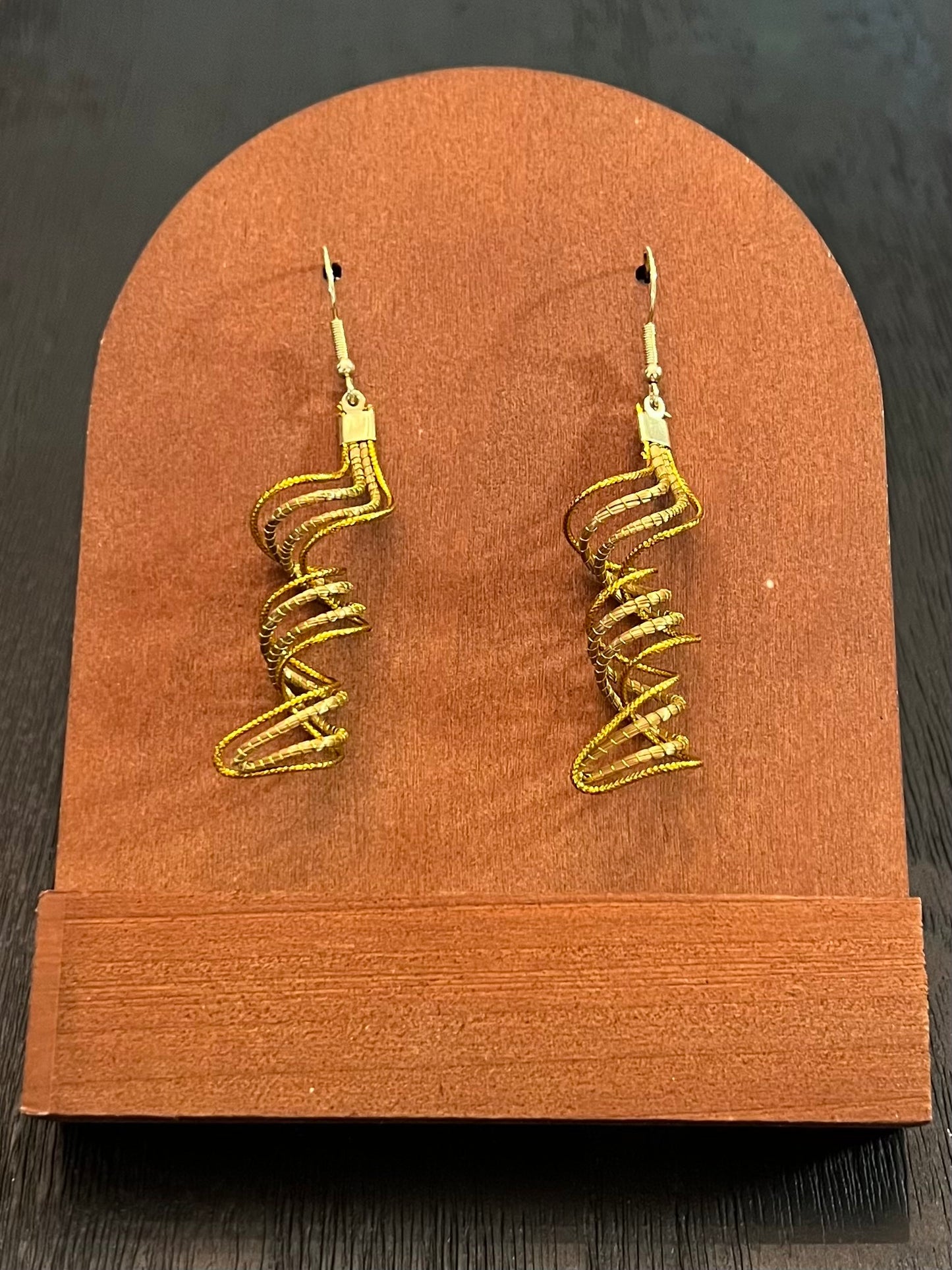 Golden Tornado Earrings