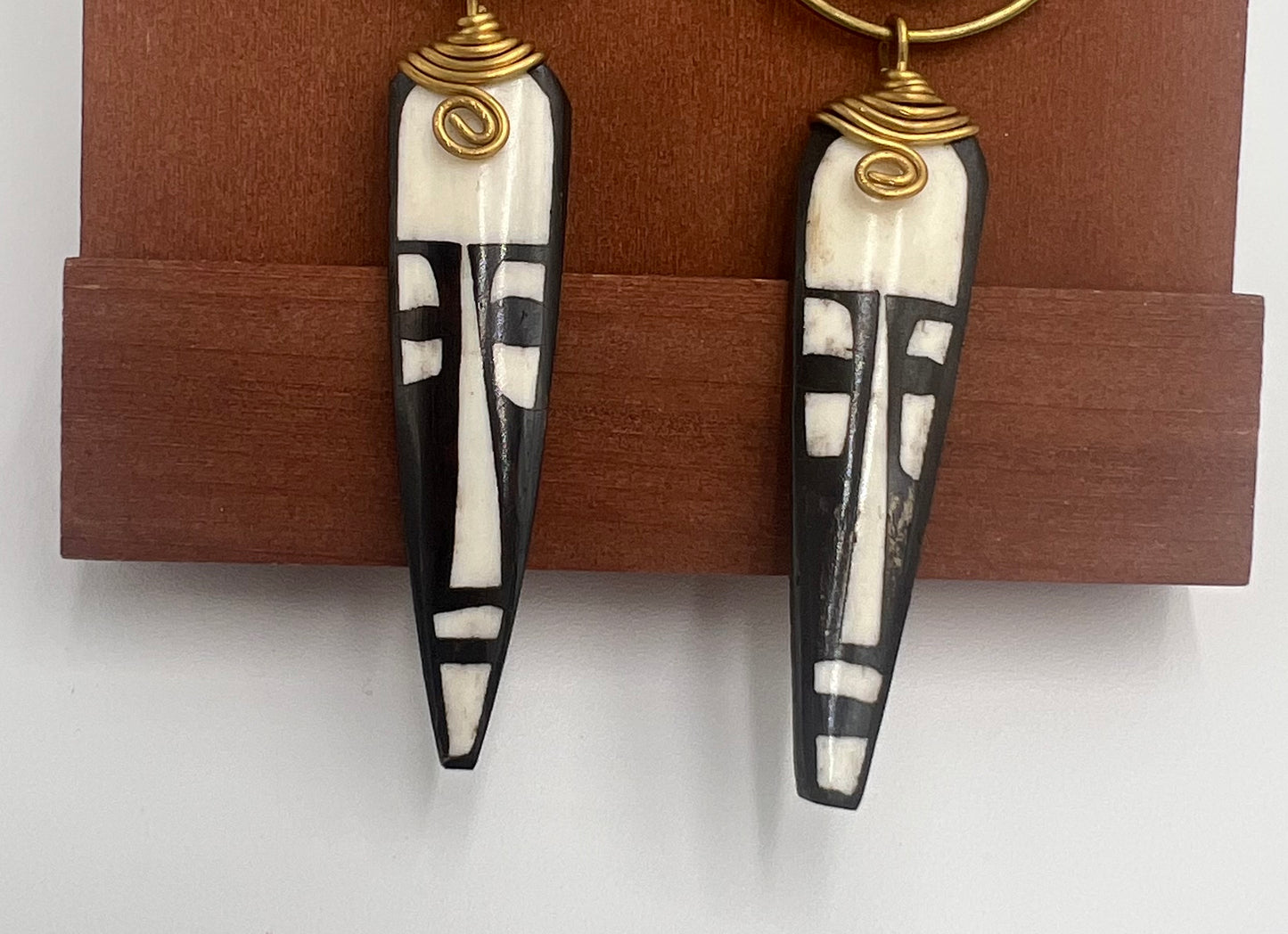 African Mask Earrings