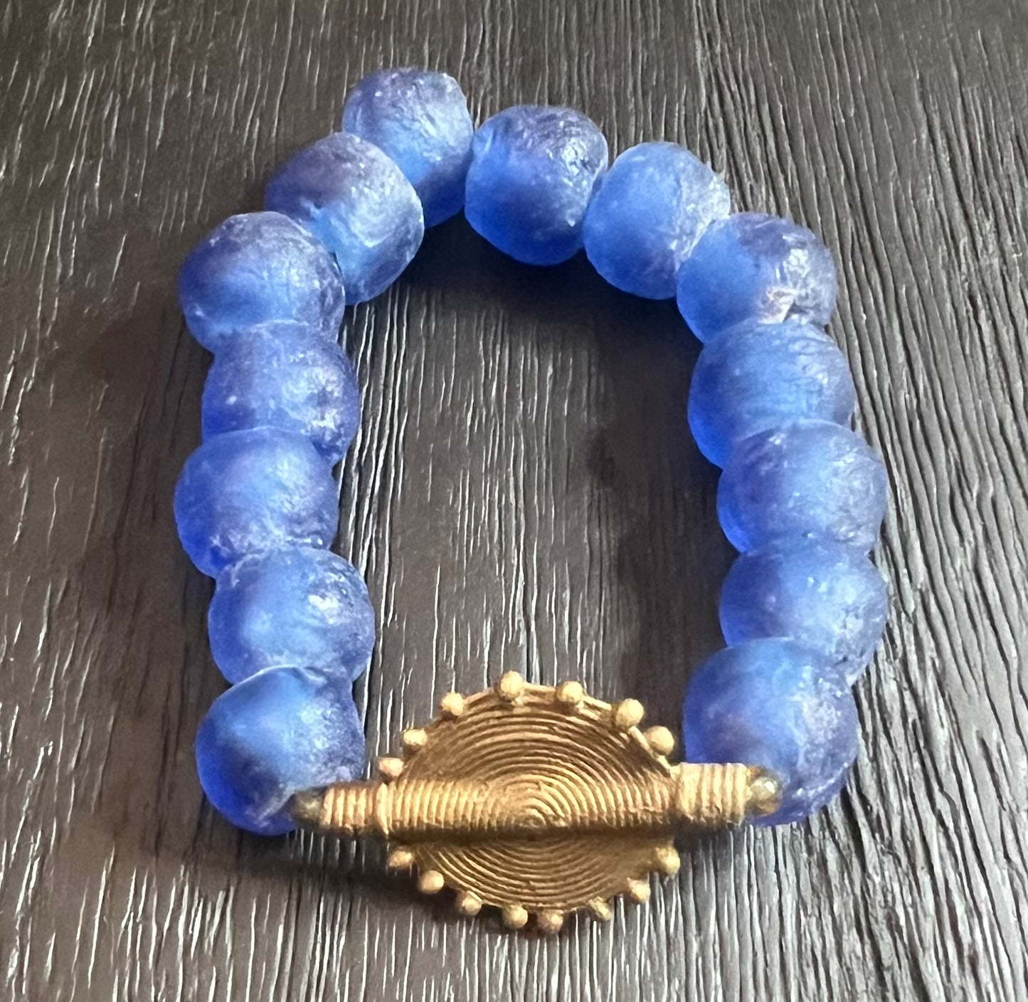 Dream State: Peacock Blue Necklace, Bracelet and Earrings Set