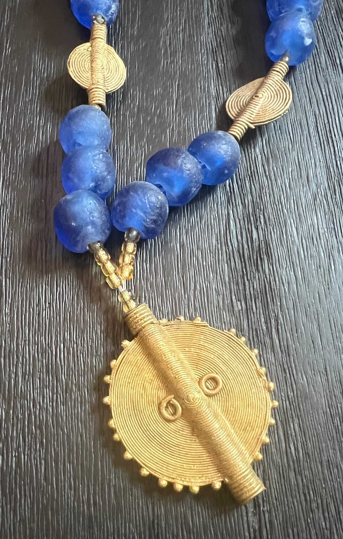 Dream State: Peacock Blue Necklace, Bracelet and Earrings Set