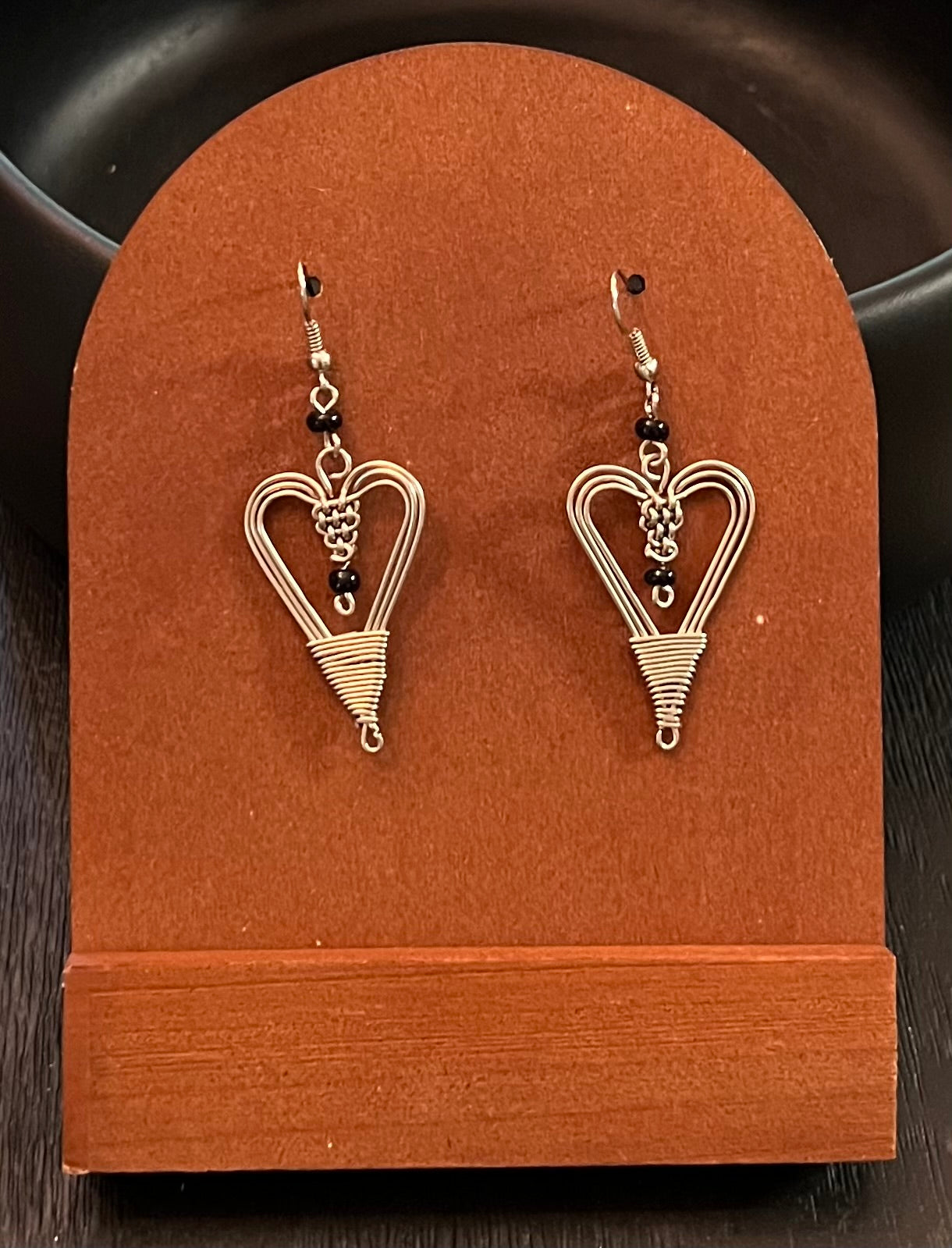 Cœur Silver Plated earrings