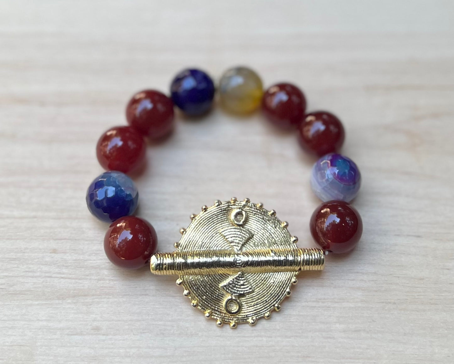 Large Charm Bracelet Red2