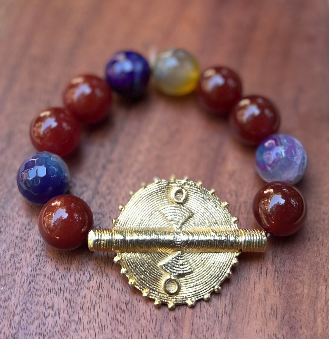 Large Charm Bracelet Red2