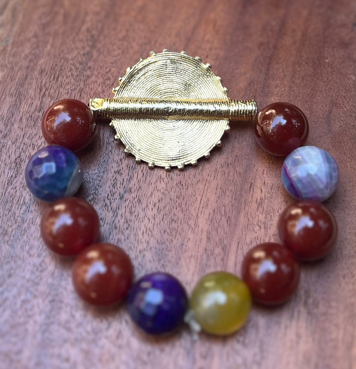 Large Charm Bracelet Red2