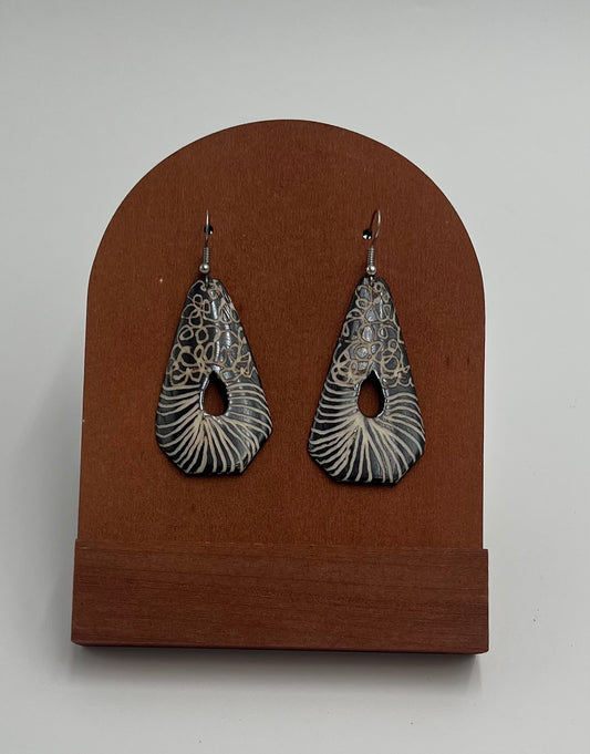 Spirals and Stripes Earrings