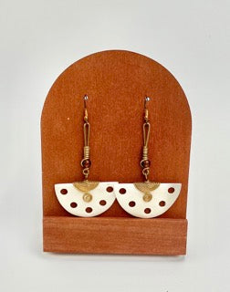 Pierced Crescent Earrings