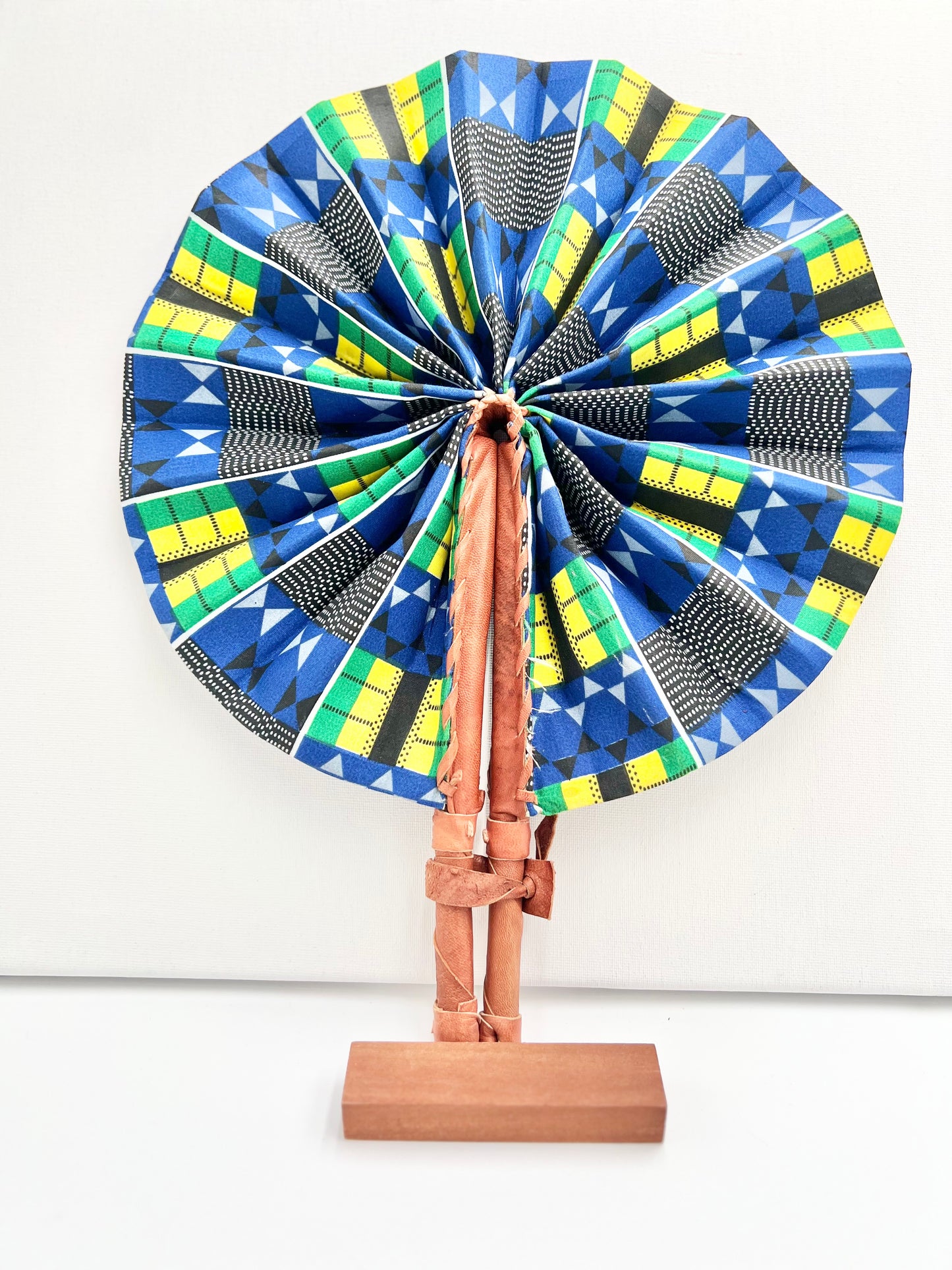 Blue Backgammon Fan