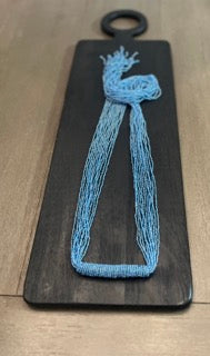 Bright Blue Beaded Necklace