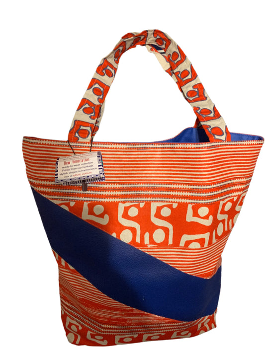 Ivorian Wax Orange purse